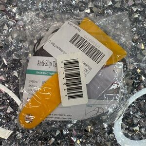 Anti slip traction stickers with tool Yellow Plastic Squeegee Tool shoes floor